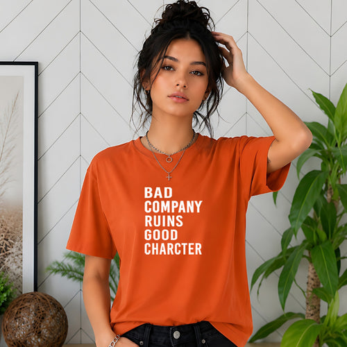 Bad Company Ruins Good Character