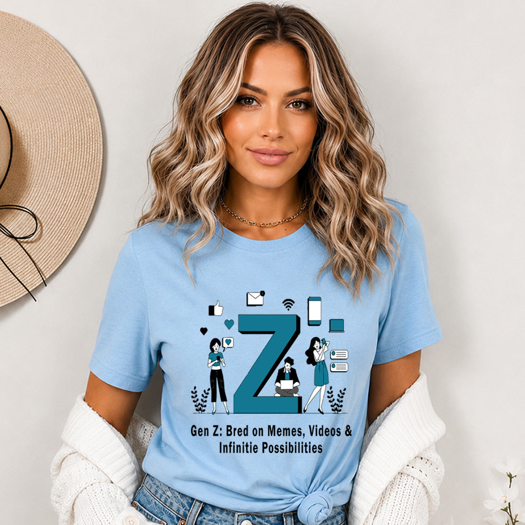 Gen Z: Bred On Mems - Bella Canvas