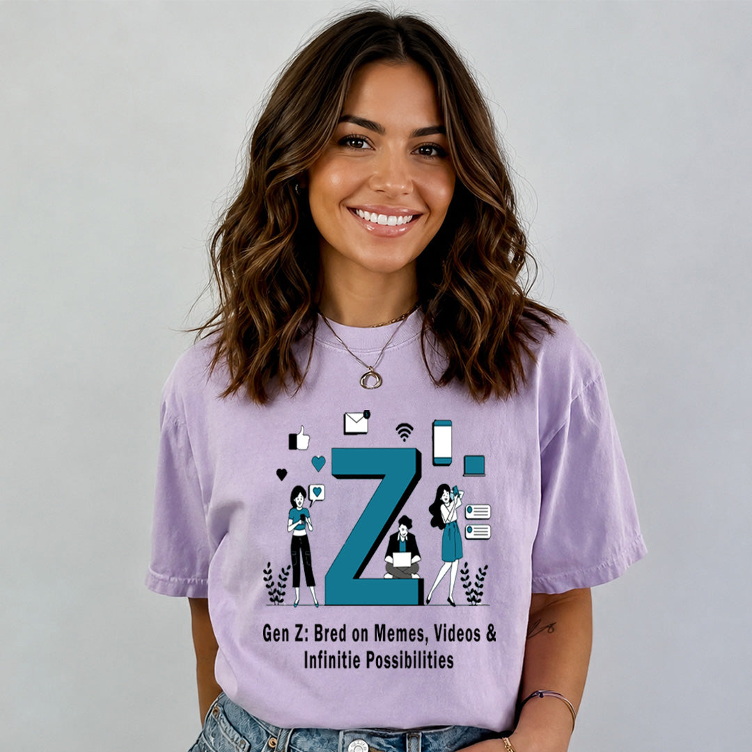 Gen Z: Bred On Mems - Bella Canvas