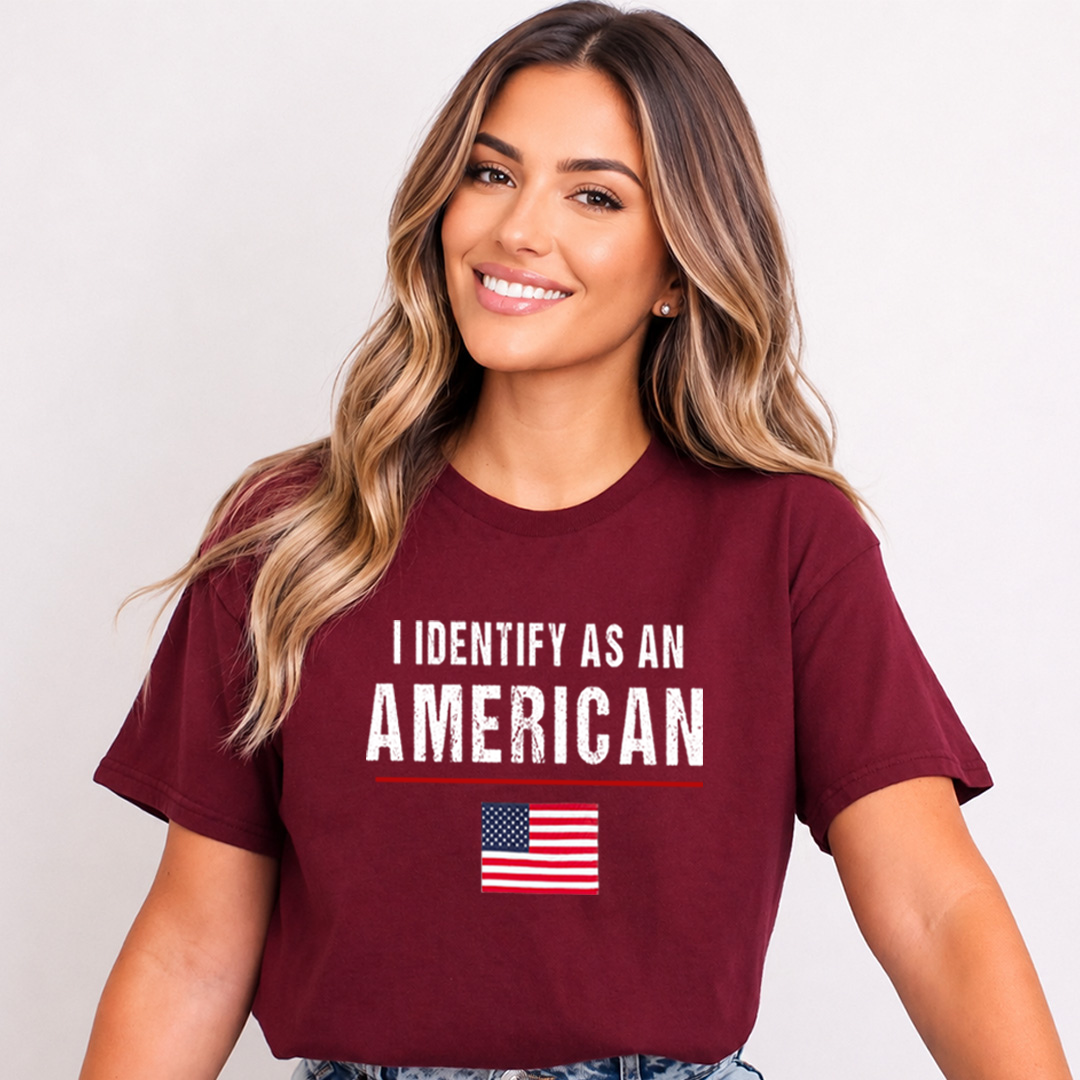 I Identify as an American - Bella Canvas