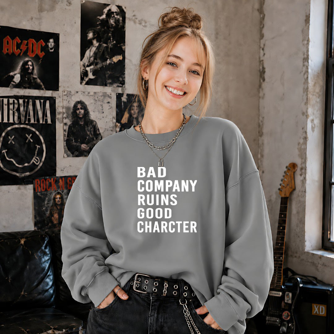 Bad Company Ruins Good Character
