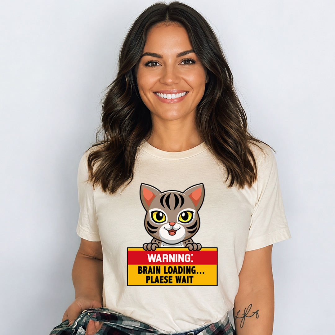 Warning: Brain Loading - Bella Canvas