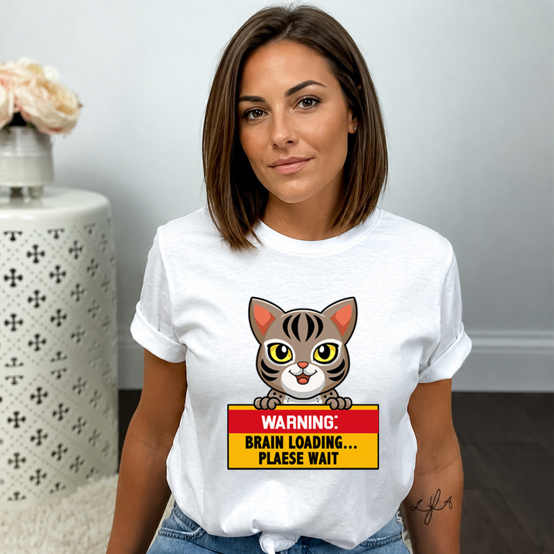 Warning: Brain Loading - Bella Canvas